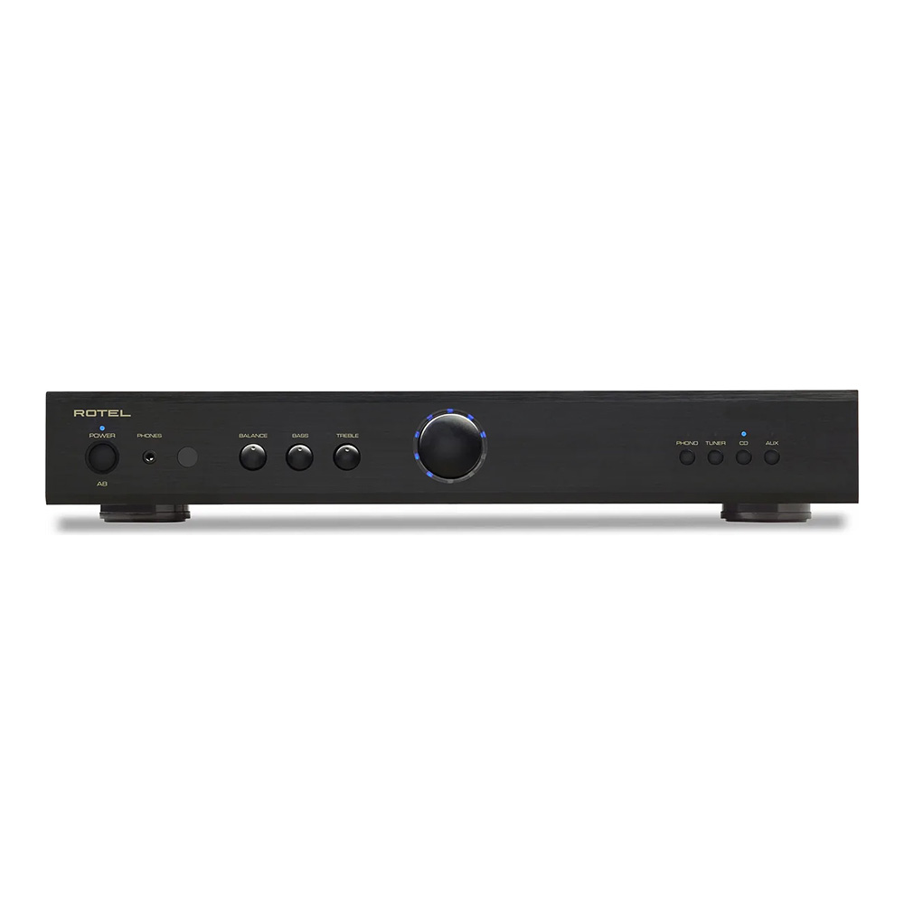 Amplificateur intégré Rotel A8 noir face avant