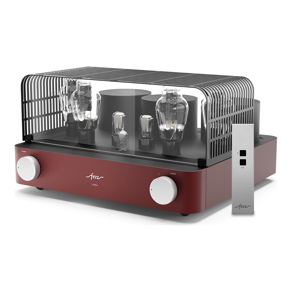 Amplificateur intégré à tubes Fezz Lybra 300B finition Big Calm avec grille amovible et télécommande