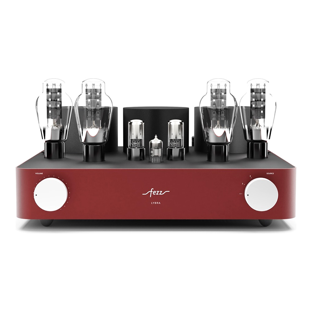 Amplificateur intégré à tubes Fezz Lybra 300B finition Big Calm face avant