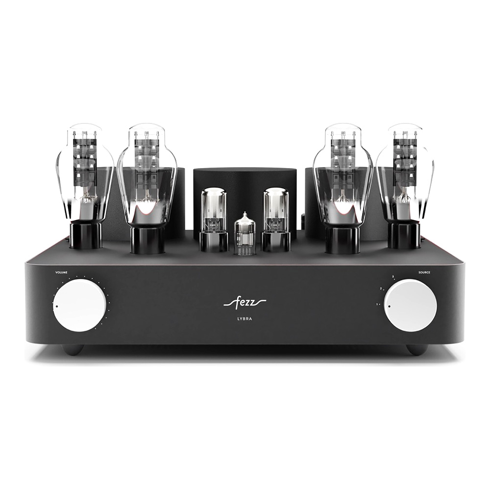 Amplificateur intégré à tubes Fezz Lybra 300B finition Black Ice face avant