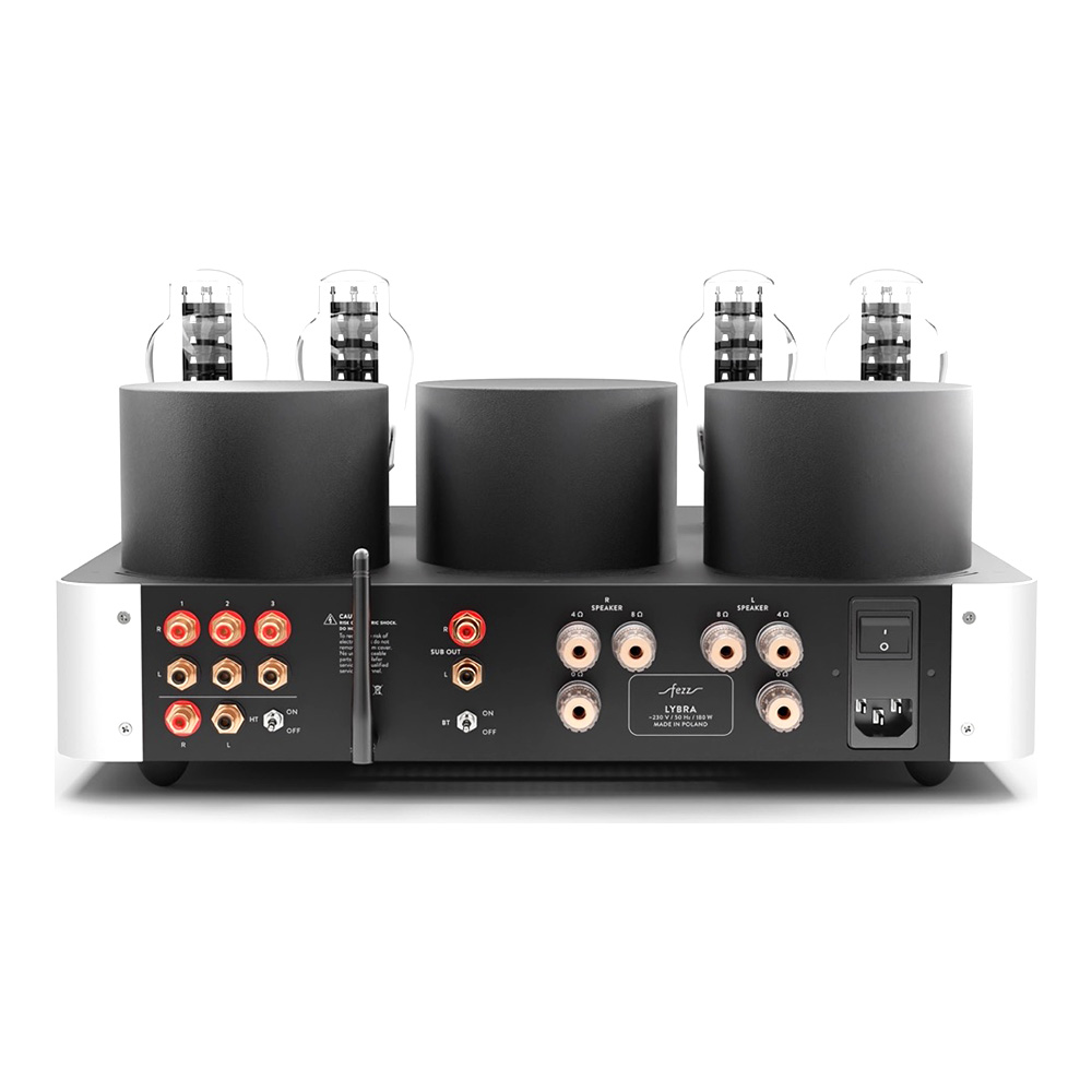 Amplificateur intégré à tubes Fezz Lybra 300B finition Republika face arrière