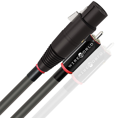 Câble Wireworld Equinox 10 équipé de connecteurs Silver Tube RCA et XLR