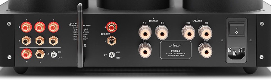 Connectique du Fezz Lybra 300B