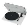 Platine vinyle Pro Ject T1 EVO blanc satiné avec capot