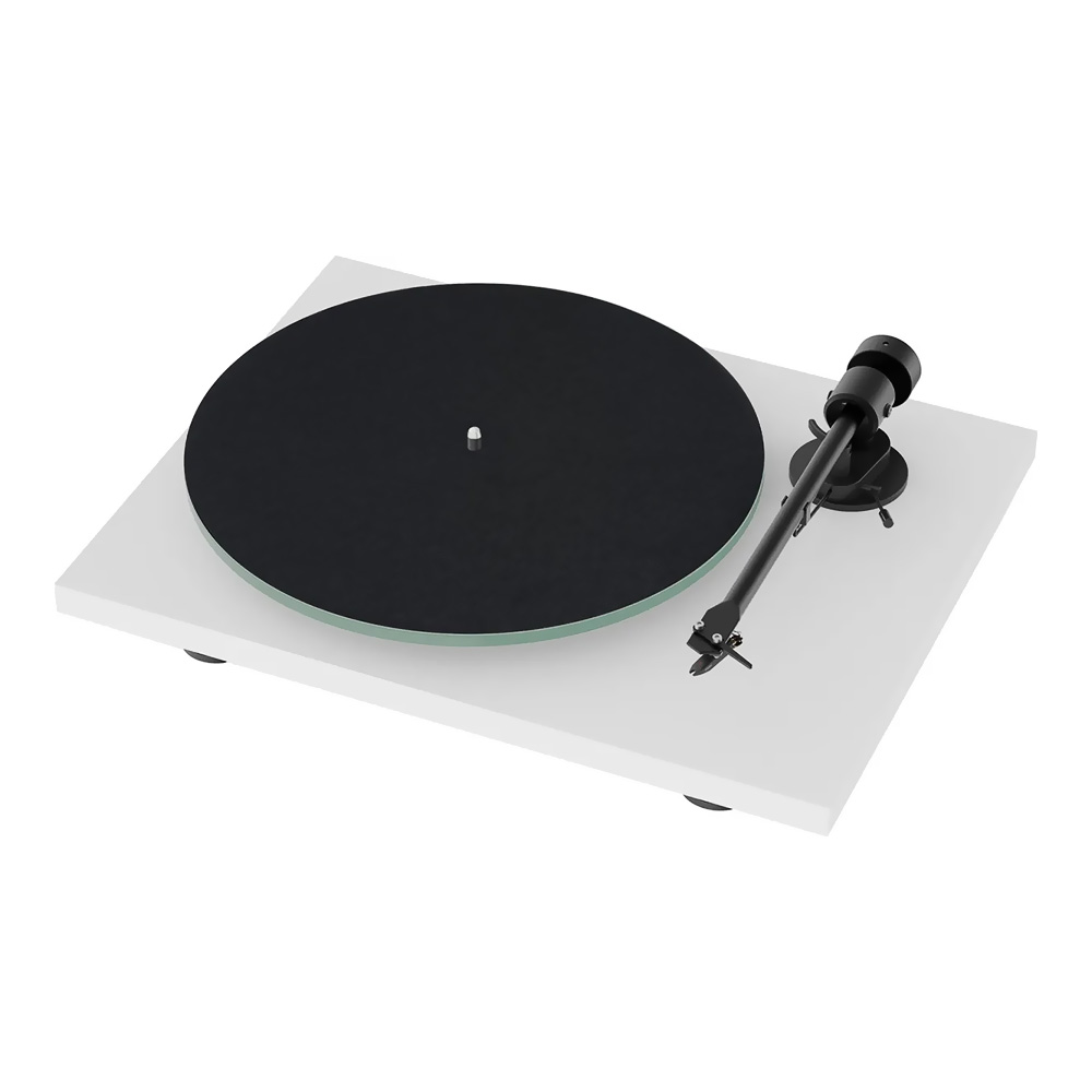 Platine vinyle Pro Ject T1 EVO blanc satiné