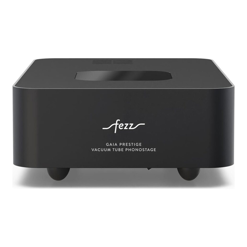 Préamplificateur phono Fezz Gaia Prestige finition Black Ice face avant