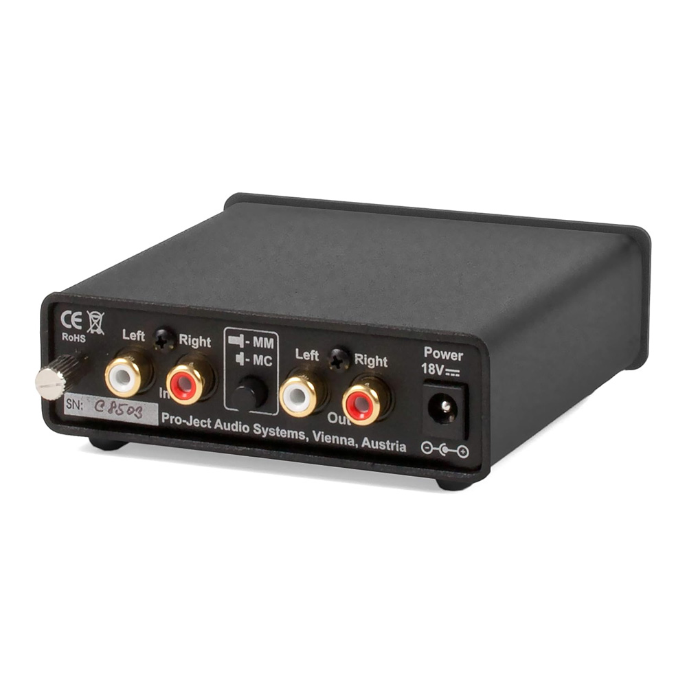 préamplificateur phono Pro ject Phono Box face arrière