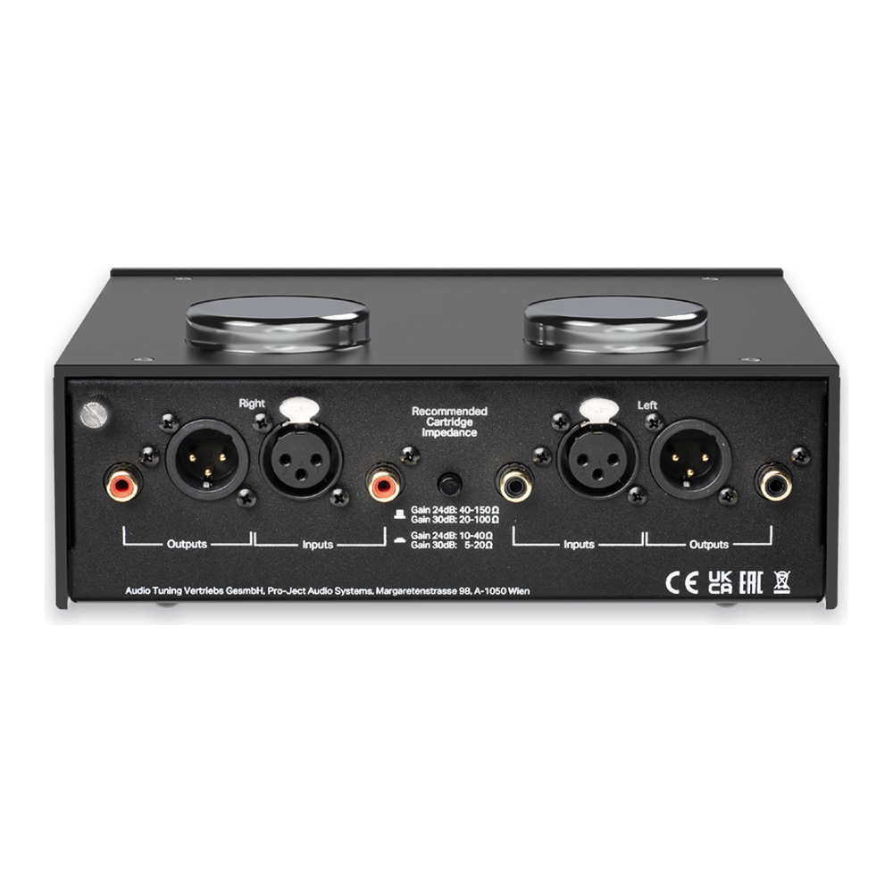 transformateur élévateur de signal Pro Ject MC Step Up Box DS3 B face arrière