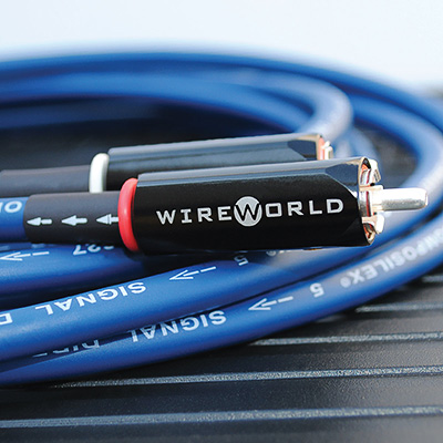 wireworld luna 10 câble d’enceinte avec connecteurs rca plaqués argent