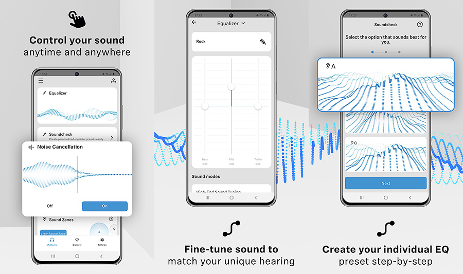Application Sennheiser Smart Control soundbar