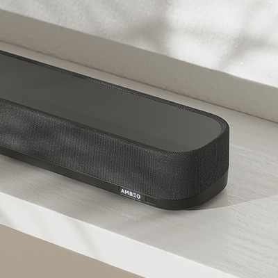design compact et élégant de la Sennheiser Ambeo Soundbar Mini