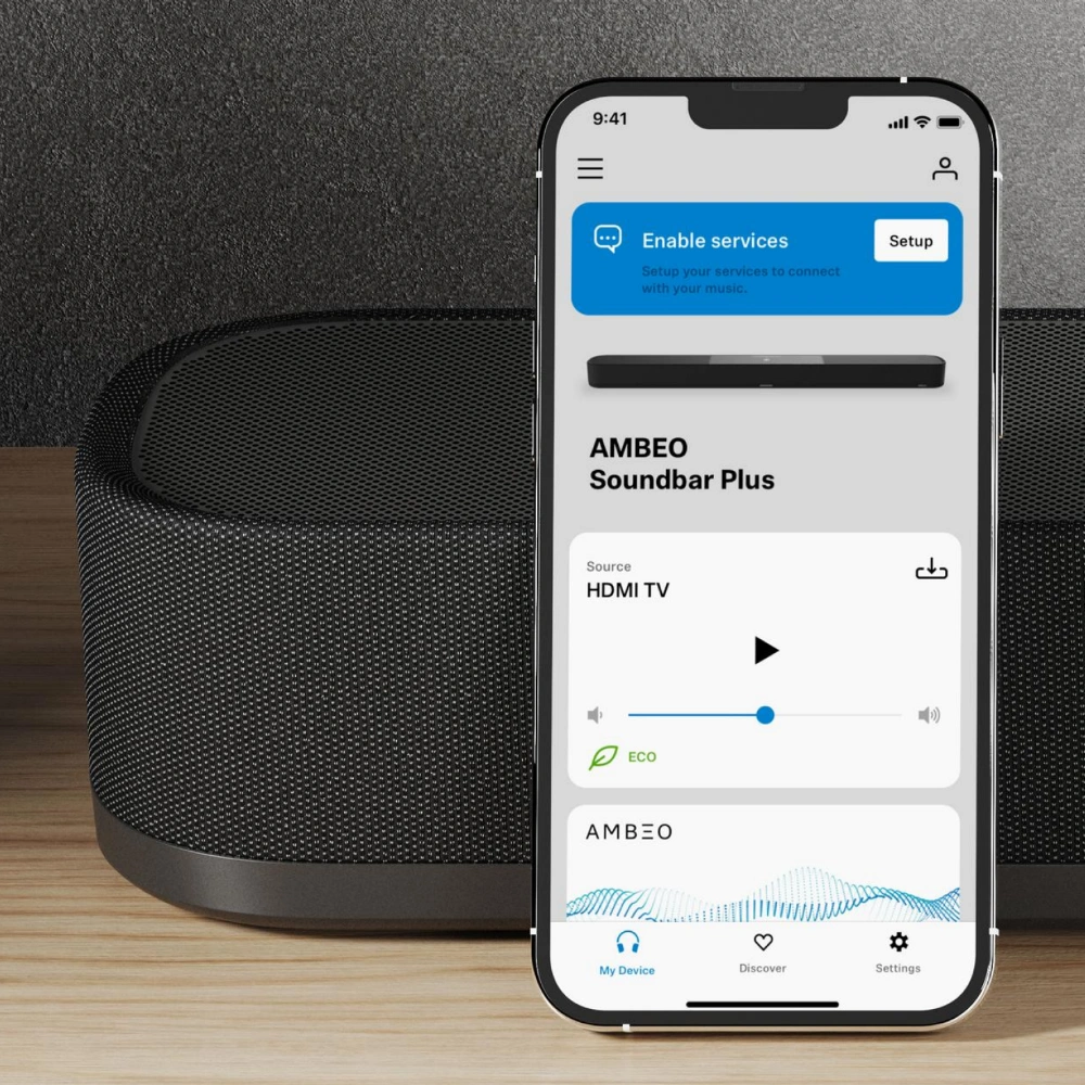 sennheiser soundbar ambeo plus app