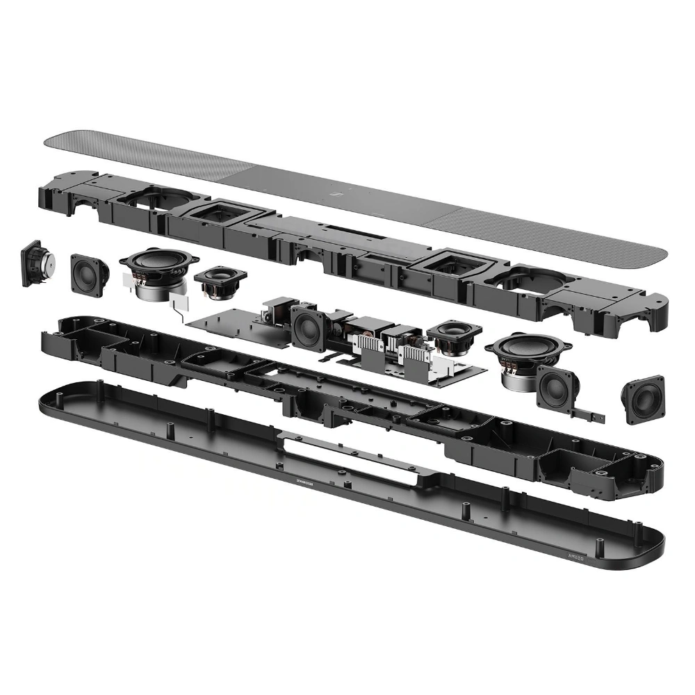 sennheiser soundbar ambeo plus vue eclatee