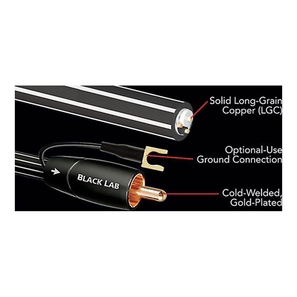 Audioquest Black Lab RCA RCA 2 Audioquest Black Lab RCA RCA – Image 2
