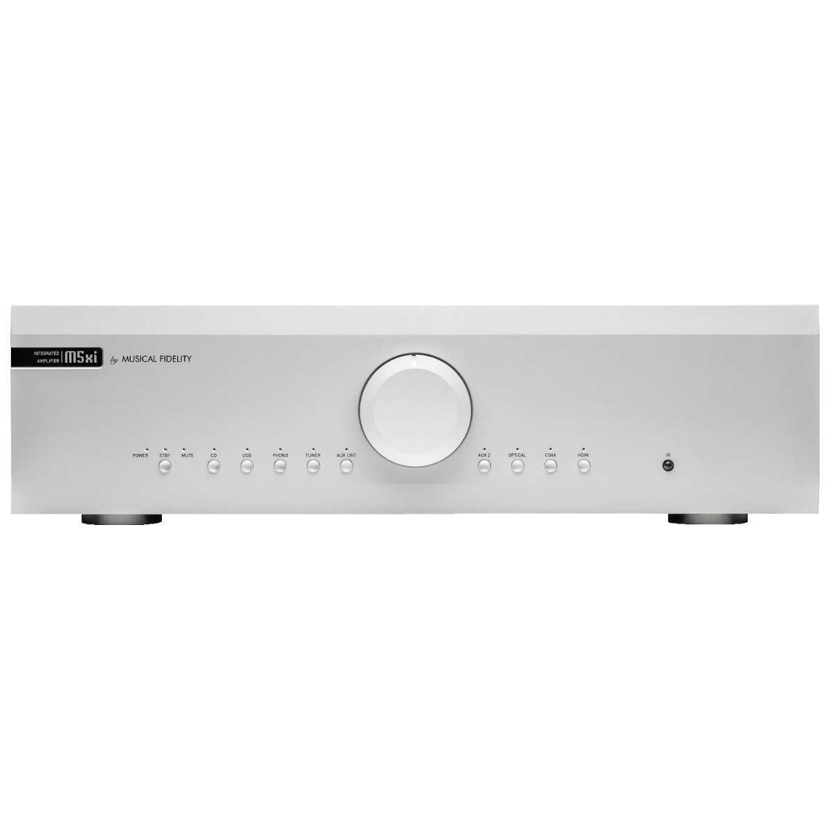 Musical Fidelity M5xi 2 MUSICAL FIDELITY M5XI FACE silver amplificateur integre hifi M5XI silver Musical Fidelity