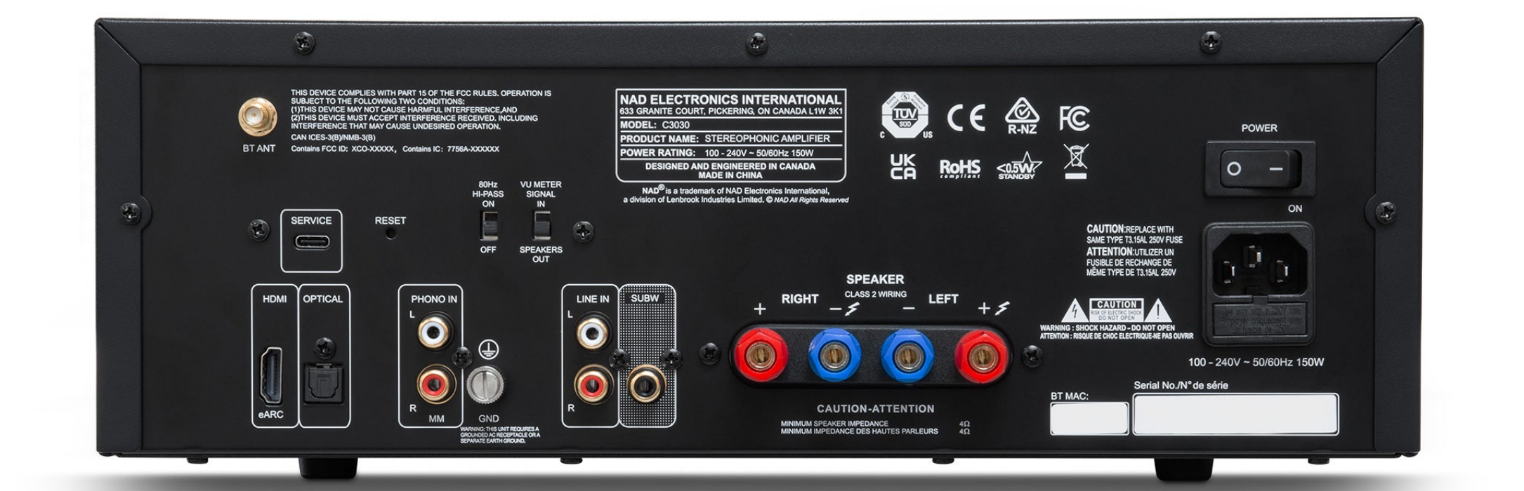 Nad C3030 Nad C 3030 connectique bluetooth