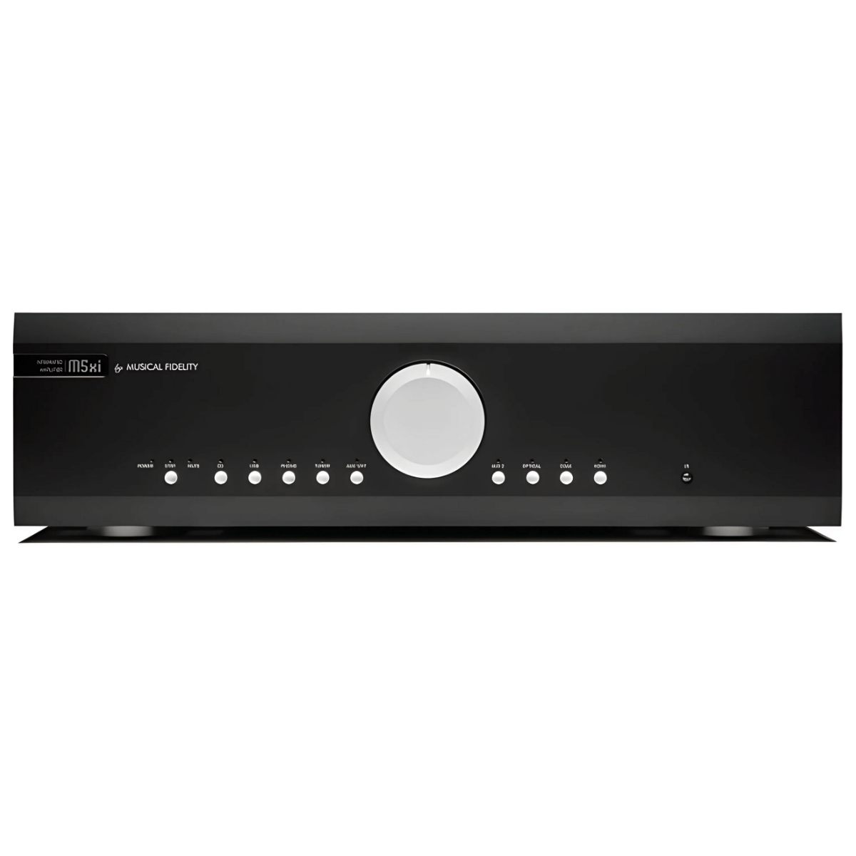 Musical Fidelity M5xi 1 MUSICAL FIDELITY M5XI FACE silver amplificateur integre hifi M5XI noir Musical Fidelity